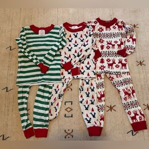 Hanna Andersson holiday pajamas all size 4